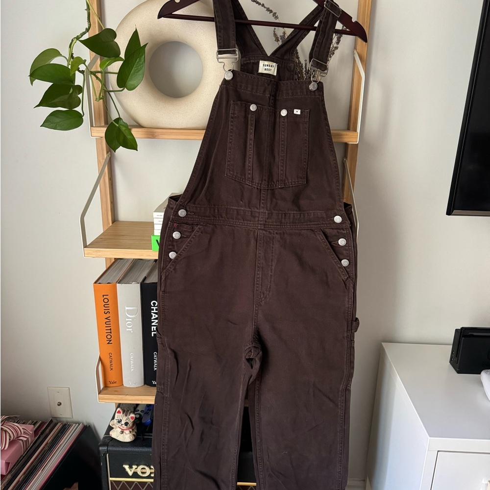 Aritzia utility style Brown Overalls